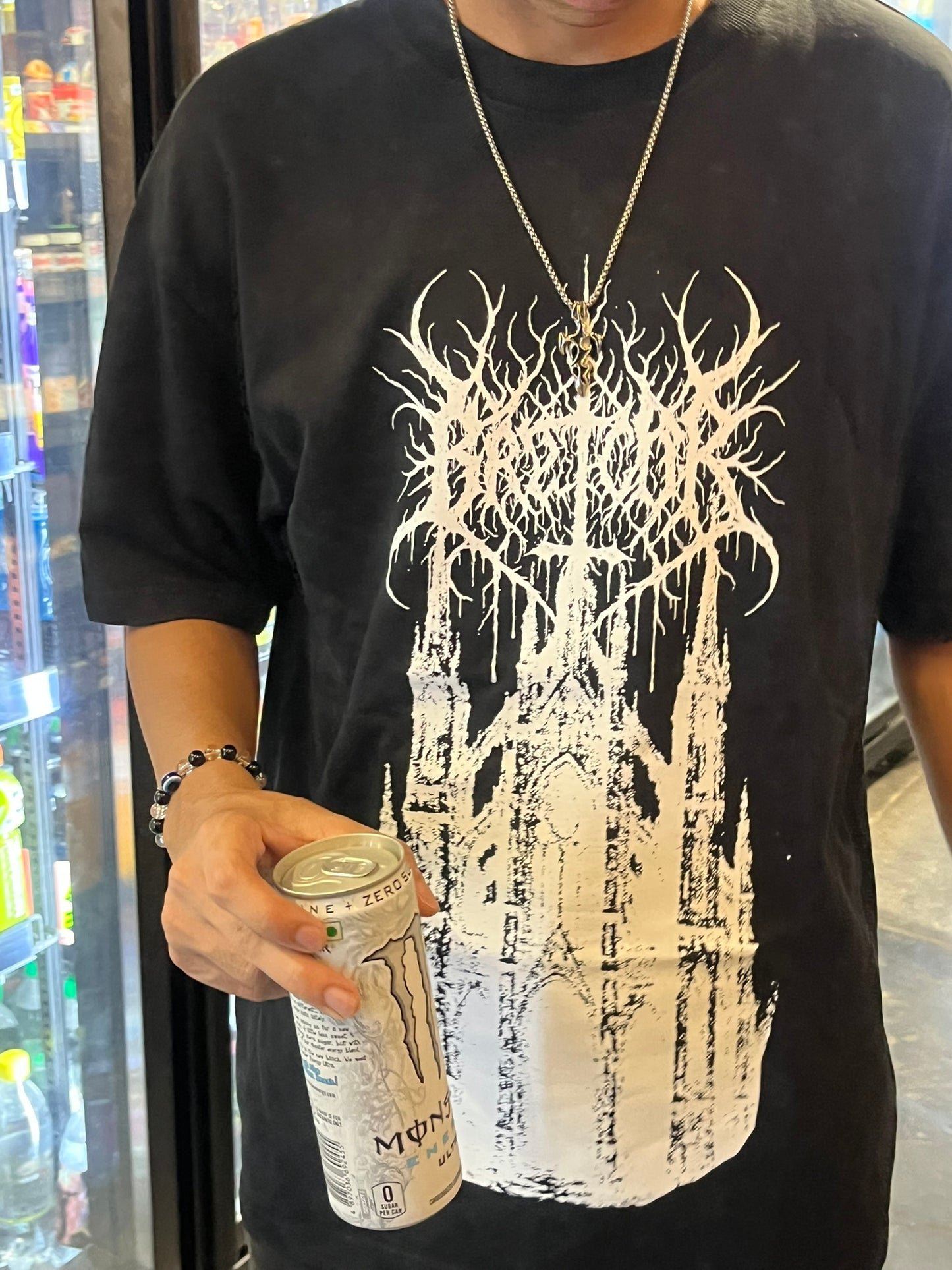 Bretour Cathedral - Acid Washed Oversized T-Shirt