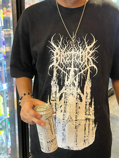 Bretour Cathedral - Acid Washed Oversized T-Shirt